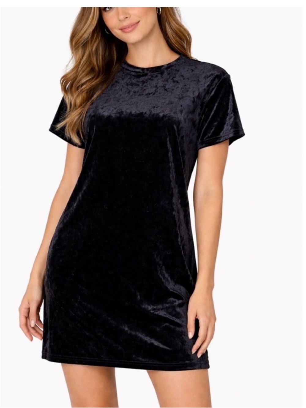 Arizona Jean Company Black Velvet Mini Dress